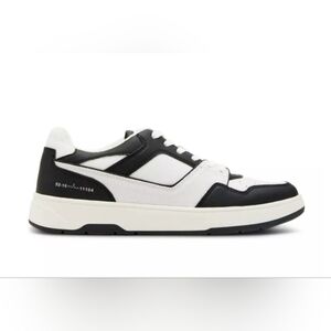 Steve Madden Black and White Men's Sneakers